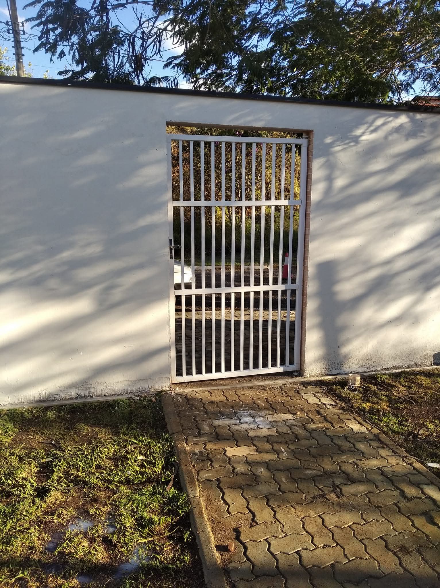 Área externa com instalação em PVC da Pevecerca Valinhos
